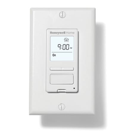 Resideo Programmable Bath Fan Control, White, Automatically Controls Single Speed Fans HVC0001